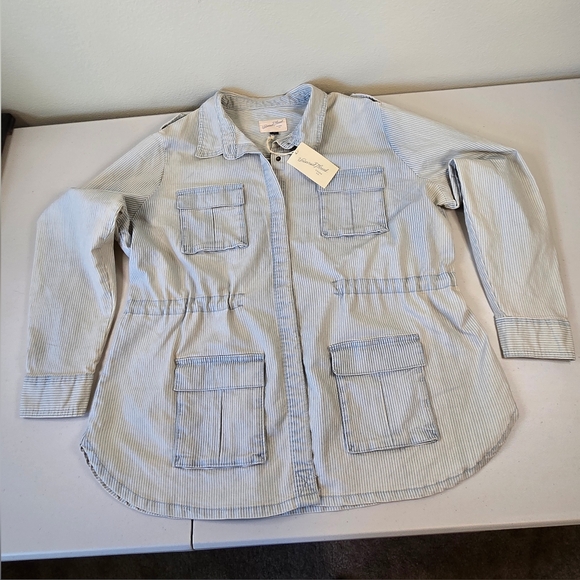 NWT Universal Thread Railroad Striped Jacket XXL - Picture 11 of 14